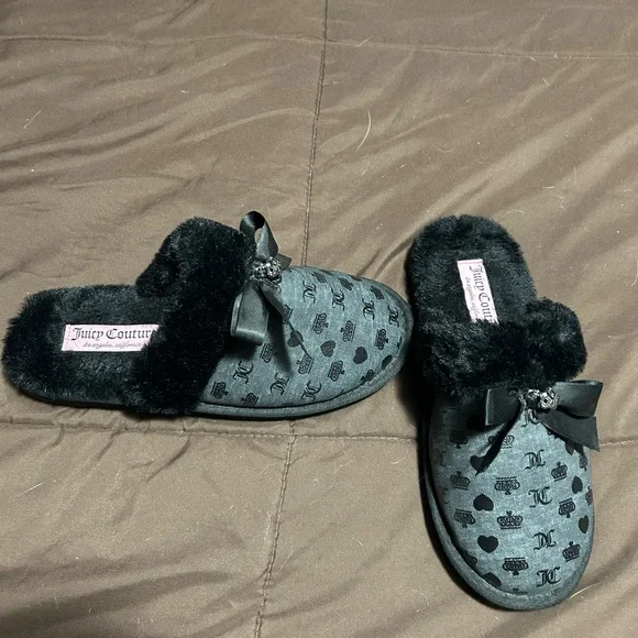 Juicy Couture Black Velvet Rhinestone Top - Picture 6 of 7